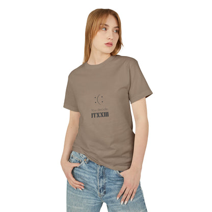 You Decide Moon Graphic -- Cotton T‑Shirt  🎟️ 8 entradas