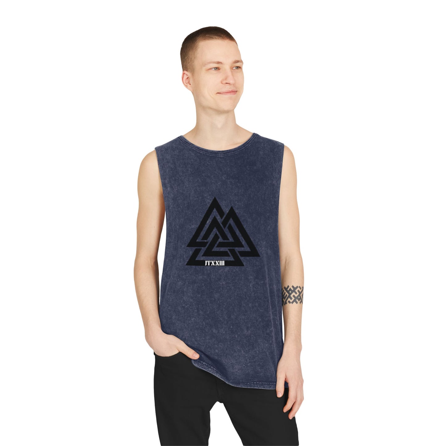 Tank Top — Nordic Rune Muscle Tee  🎟️ 10 entradas