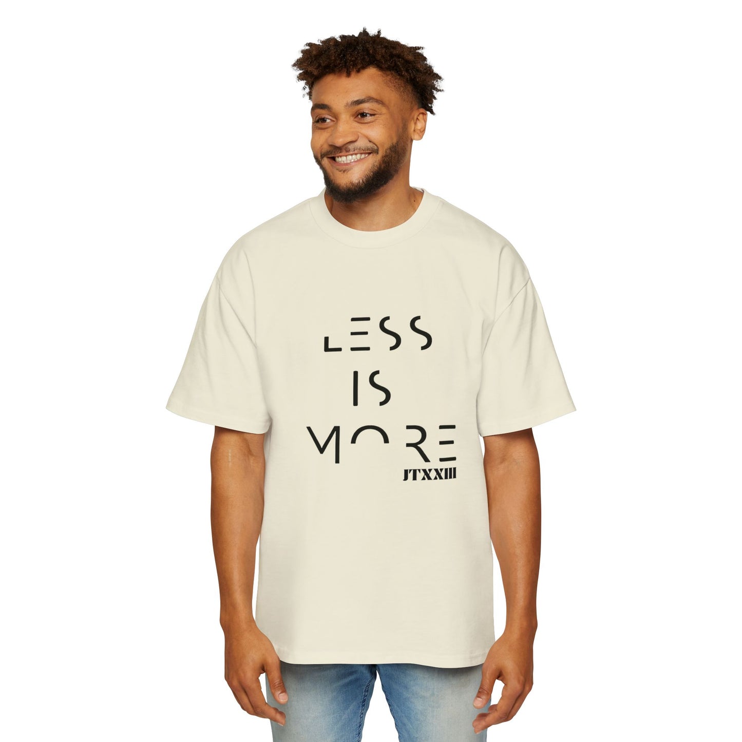 'Less Is More' Oversized  —  T-Shirt  🎟️ 12 entradas