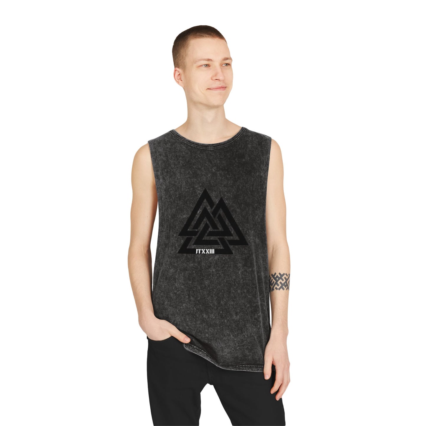 Tank Top — Nordic Rune Muscle Tee  🎟️ 10 entradas