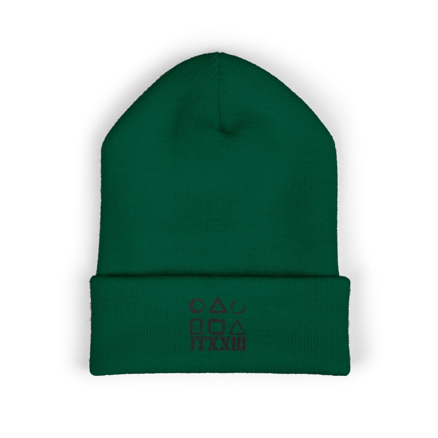 Minimalist Symbols Cuffed Beanie  🎟️ 5 entradas