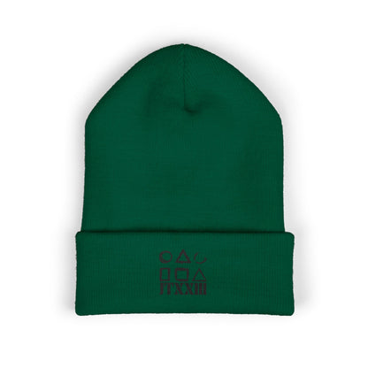 Minimalist Symbols Cuffed Beanie  🎟️ 5 entradas