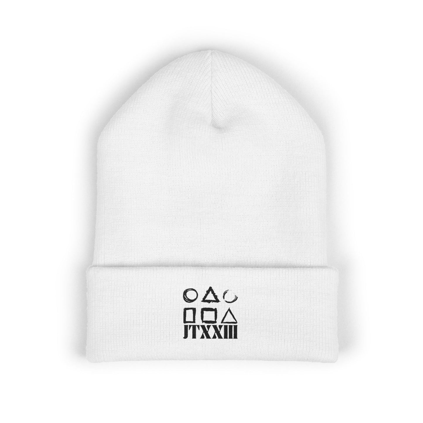 Minimalist Symbols Cuffed Beanie  🎟️ 5 entradas
